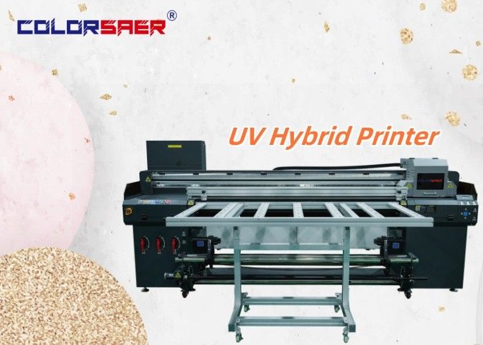 High Speed Large Format Flatbed And Roll To Roll Digital UV Printing Machine