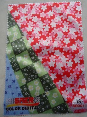 Tissu enduit d'impression de Digital de polyester de 100% pour la fabrication de nappe