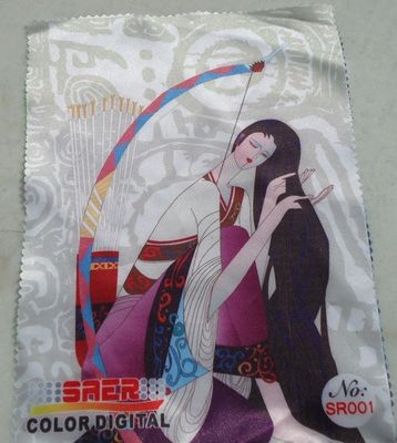 Tissu enduit d'impression de Digital de polyester de 100% pour la fabrication de nappe