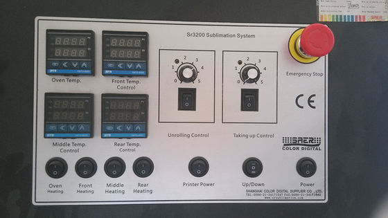 Machine d'impression de tissus de Digital de sublimation de grand format pour le drapeau moulu dur de larme
