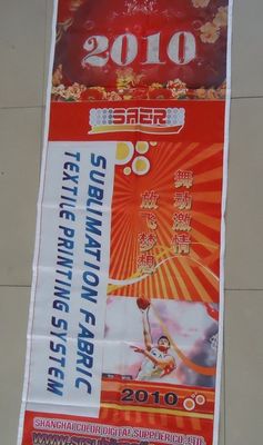 Aucun drapeau fait sur commande de fanions de tissu d'impression de Digital de sublimation de colorant d'impression