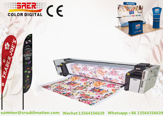 Machine d'impression multicolore de tissu de papier peint avec la tête d'impression élevée d'IMMERSION