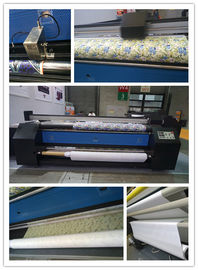 L'alimentation automatique et enroulent directement la machine d'impression de tissu de traceur de tissu de polyester