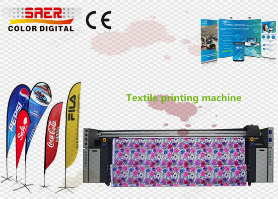 système d'impression de tissu de machine/tapis d'impression de tissus de 1400dpi Digital