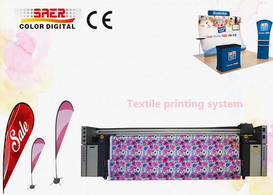 directement machine d'impression de tissus 1800dpi avec le dessiccateur infrarouge