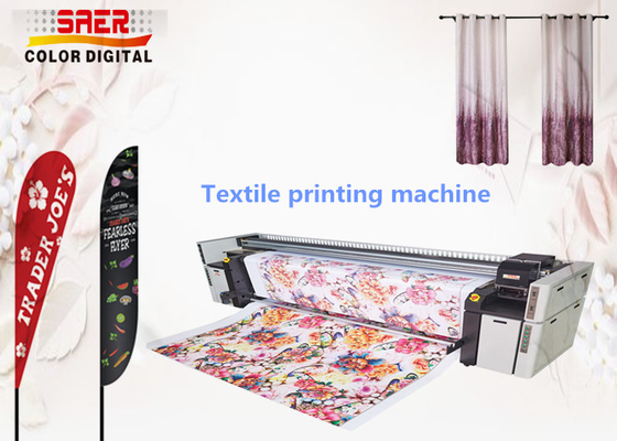 Imprimante de tissus numériques CMYK Impression directe sur matériau textile
