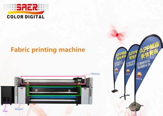 Haute machine d'impression de tissus de Digital d'automation de coût bas pour le polyester de coton