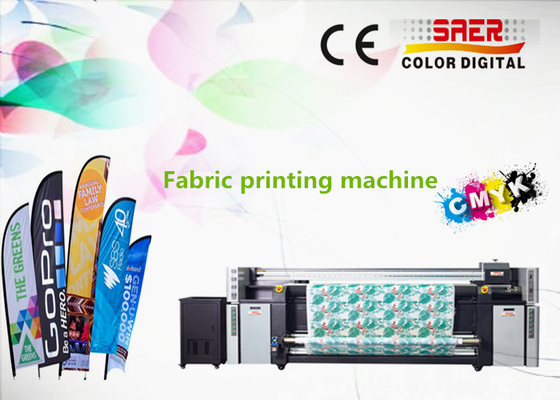 Système d'impression de drapeau à larmes de grand format / machine d'impression textile