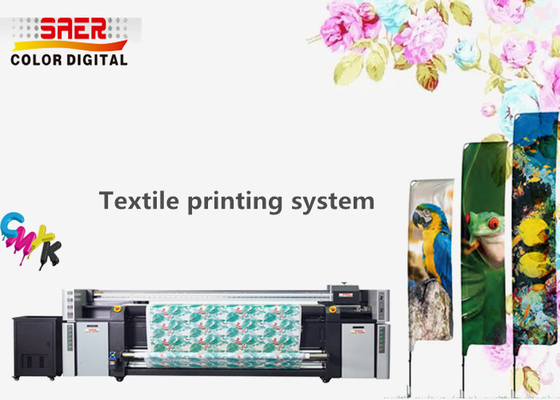 SAER Machine d'impression par sublimation multicolore pour tissus en polyester