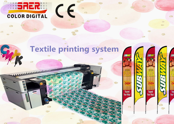 Machine d'impression textile de large large format de 3,2 m de qualité automatique
