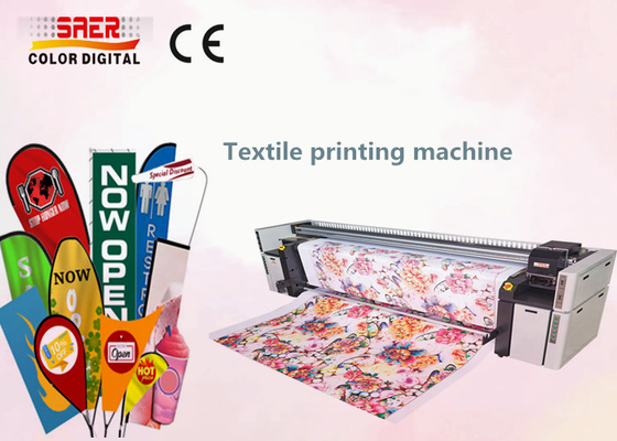 Imprimante à sublimation de teinture machine d'impression numérique à tête d'impression haute DPI
