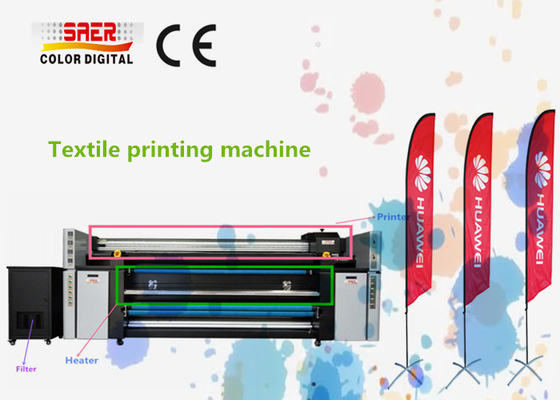 Imprimante à sublimation de teinture machine d'impression numérique à tête d'impression haute DPI
