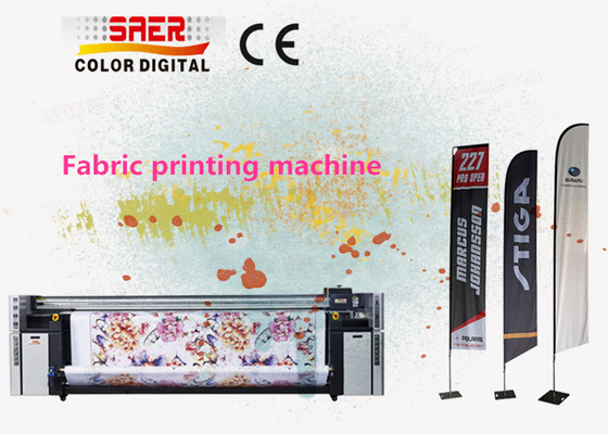 SAER Machine d'impression textile avec unité de chauffage à fixation tout en une machine