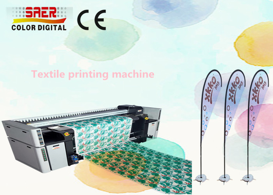 Imprimante à sublimation pour l'impression directe textile / Imprimante à drapeau en polyester à rouleaux