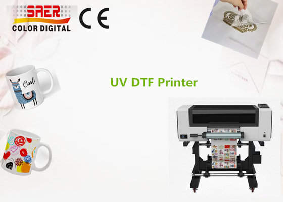 Imprimante d'autocollants UV DTF 30 cm / A3 Imprimante d'autocollants UV DTF AB Imprimante à encre UV à film