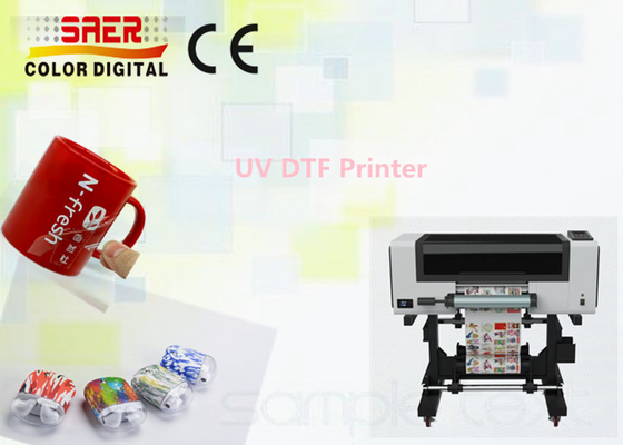 Imprimante DTF UV de taille A3 Machine d'impression de logo numérique pour boîtier de téléphone en verre métal