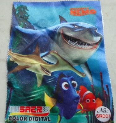 tissu blanc d'impression de Digital de polyester de revêtement de largeur de 162cm pour la décoration à la maison