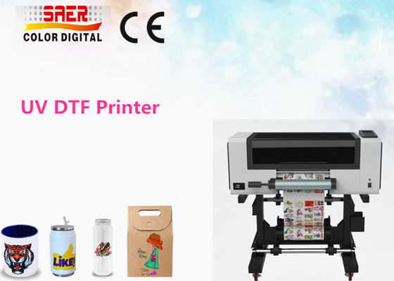 3 têtes imprimante UV DTF taille A3 petite machine d'impression d'autocollants en cristal UV