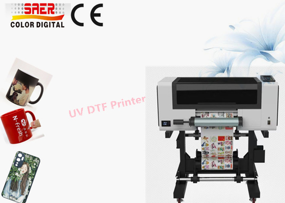 Machine de fabrication d'autocollants UV DTF Imprimante UV d'autocollants en cristal de 30 cm avec logiciel ONYX