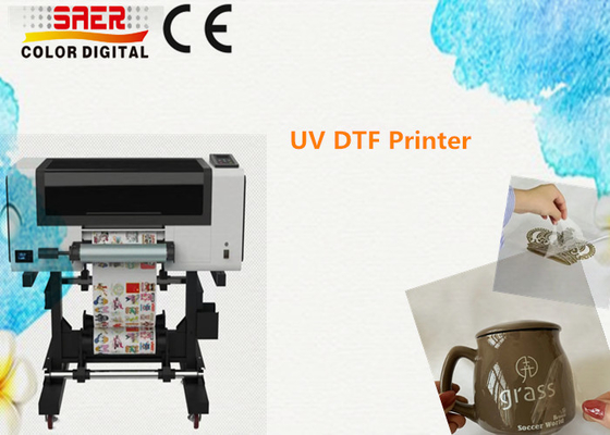 Machine de fabrication d'autocollants UV DTF Imprimante UV d'autocollants en cristal de 30 cm avec logiciel ONYX
