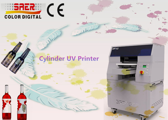 Imprimante circulaire à 360 degrés à grande vitesse Imprimante UV numérique pour bouteilles / Imprimante UV cylindrique