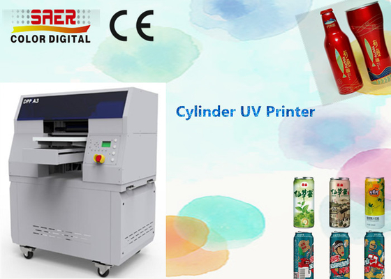 Imprimante circulaire à 360 degrés à grande vitesse Imprimante UV numérique pour bouteilles / Imprimante UV cylindrique