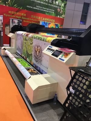 600 - 1800 machine d'impression de tissus de Dpi, double imprimante industrielle de tissu de Cmyk