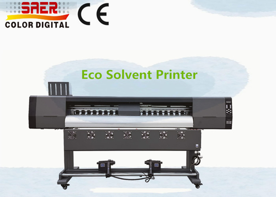 Imprimante à solvant écologique avec machine d'impression de bannières en vinyle haute résolution