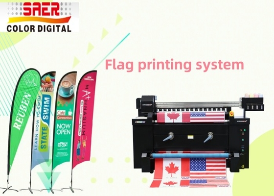 Machine d'impression de drapeau à sublimation à jet d'encre