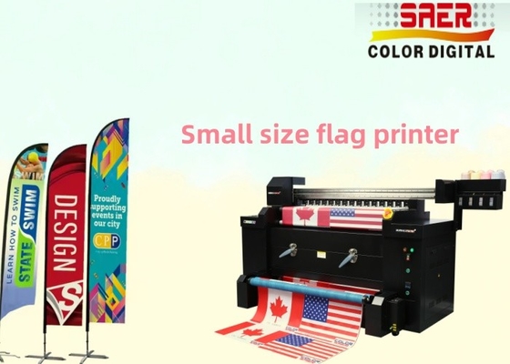 Imprimante automatique directe de drapeaux textiles à bandeau à sublimation de drapeaux