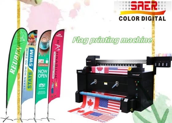 Drapeau en tissu bandeau en rouleau jet d'encre sublimation Imprimante numérique Plotter Imprimante grande machine de drapeau
