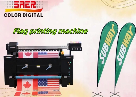 Système de chauffage infrarouge lointain Impression numérique textile Imprimante à sublimation directe sur tissu polyester Imprimante à jet d'encre Imprimante à drapeau
