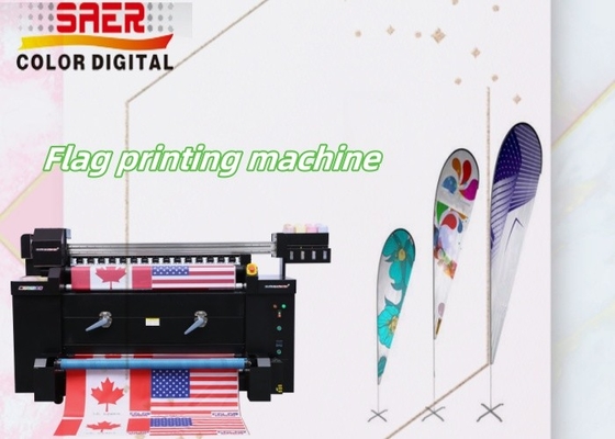 Machine d'impression de drapeaux en tissu à grande vitesse pour les drapeaux à goutte à goutte