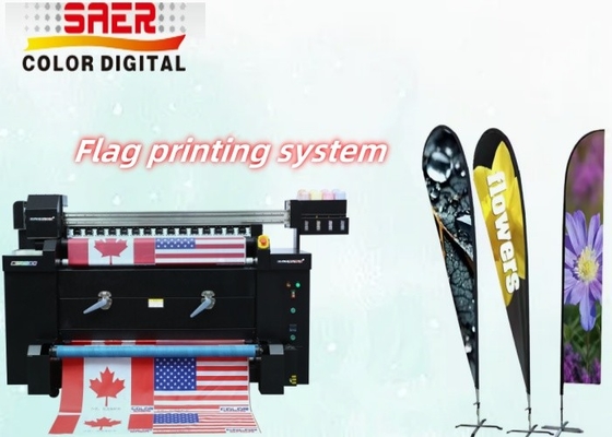 Imprimante à sublimation de drapeau pour tissu tissé en polyester, tissu satiné, tissu étiré
