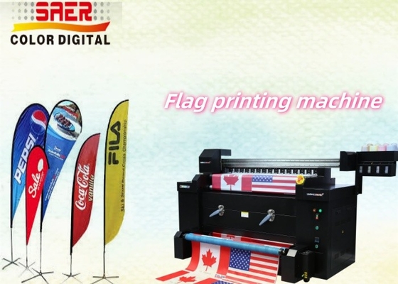 Imprimante à sublimation de drapeau pour tissu tissé en polyester, tissu satiné, tissu étiré