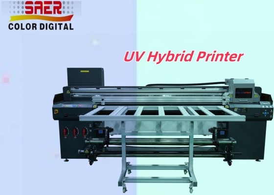 Imprimante UV hybride à rouleaux et à plat Imprimante UV directe Imprimante hybride UV grande