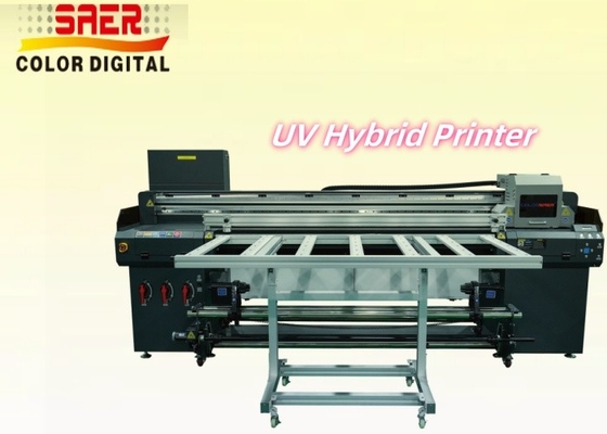 SAER offre des réductions sur les imprimantes hybrides UV à rouleaux et à plat de grand format