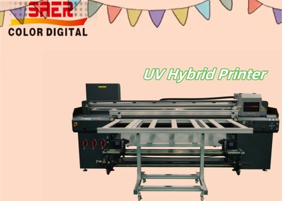 Imprimante hybride à rouleaux UV extérieurs et intérieurs de grand format