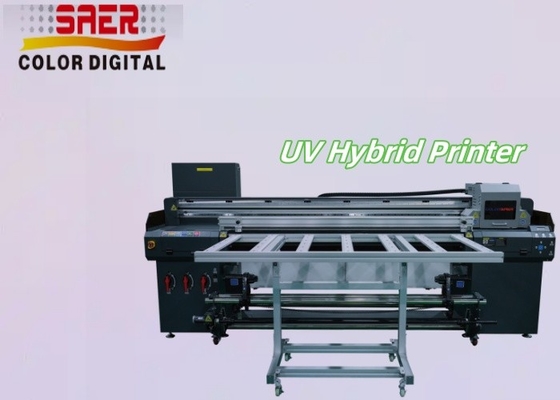 Imprimante hybride à rouleaux UV extérieurs et intérieurs de grand format
