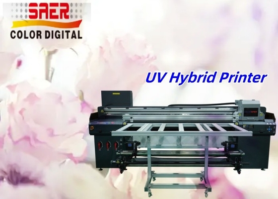 Imprimante hybride UV à plat et à rouleau à rouleau