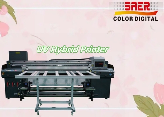 SAER machine à imprimer des autocollants UV hybrides en verre à plat et en rouleau