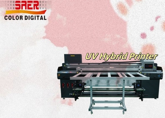 SAER Vente à chaud de la machine d'impression UV à plat hybride UV à rouleau à rouleau et imprimante à plat