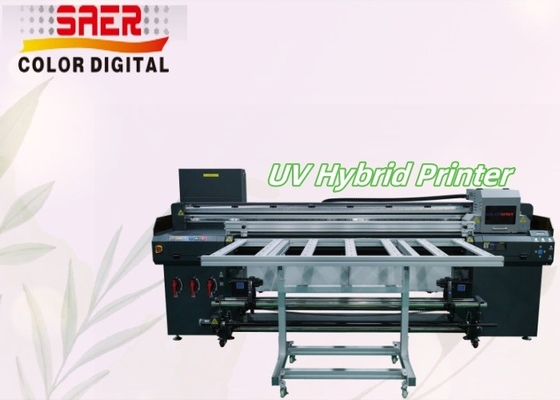 Imprimante UV hybride à rouleaux et à plat Amical produit 180cm largeur Imprimante UV