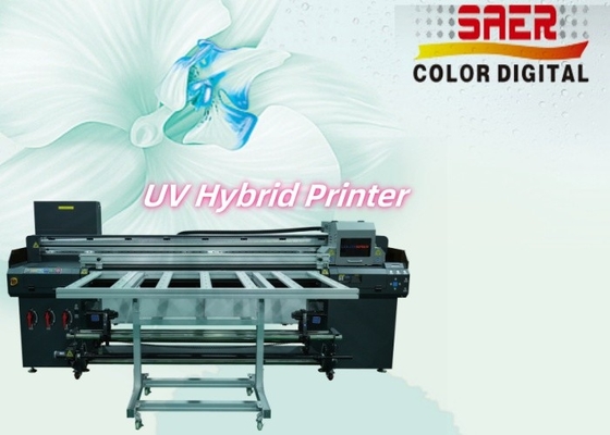Imprimante UV hybride à rouleaux et à plat Amical produit 180cm largeur Imprimante UV