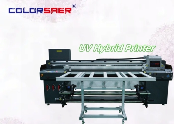 Imprimante hybride UV à rouleaux et à plat pour différents matériaux