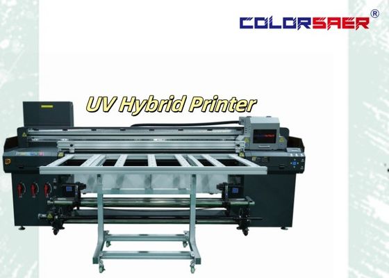 Machine d'impression hybride UV à rouleau plat et à rouleau avec logiciel Maintop ou ONYX