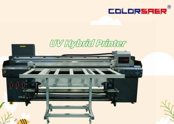Machine d'impression hybride UV à rouleau plat et à rouleau avec logiciel Maintop ou ONYX