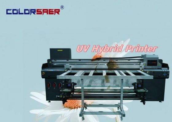Chine usine de bonne qualité UV machine d'impression à plat et à rouleau à rouleau UV imprimante hybride