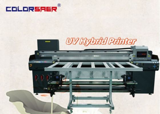 Imprimante à large format de 6 pieds à rouleau à rouleau avec imprimante hybride UV à plat