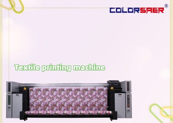 Couleur SAER tout en un 8 pièces I3200 Tête Imprimantes à jet d'encre Machine d'impression de tissu à rouleaux